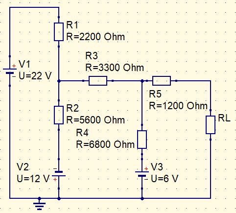 Circuit example maximum power transfer