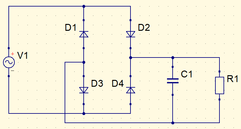 DC source with resistor