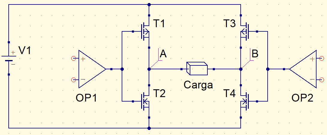 Inverter with comparators