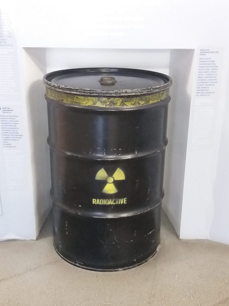 Barrel for low level radiation