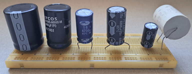 Electrolytic capacitor: how it works?