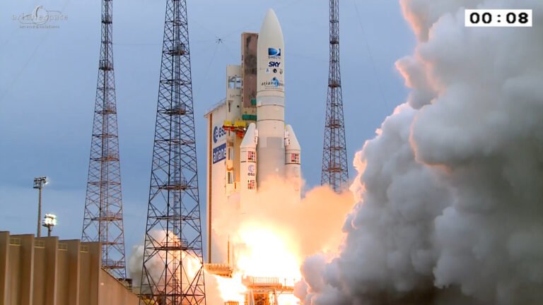 O lançamento do último Ariane 5