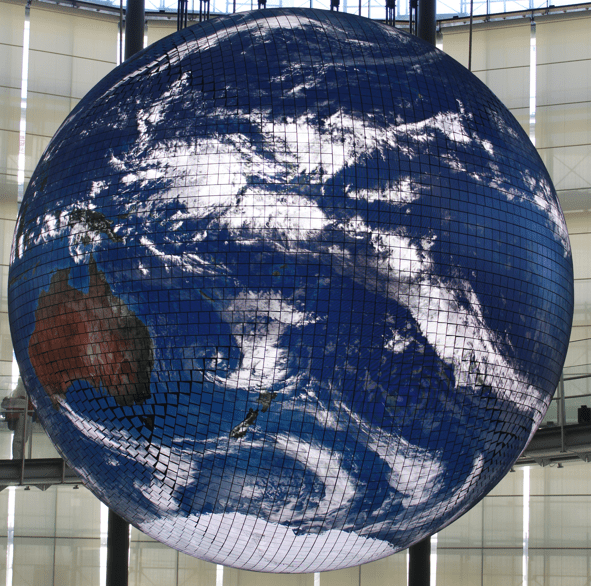 Miraikan globe