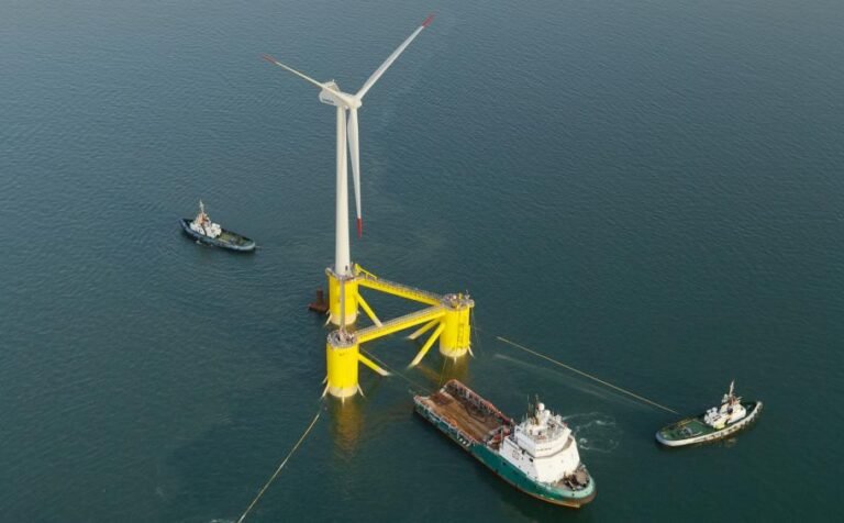 Turbinas eólicas flutuantes