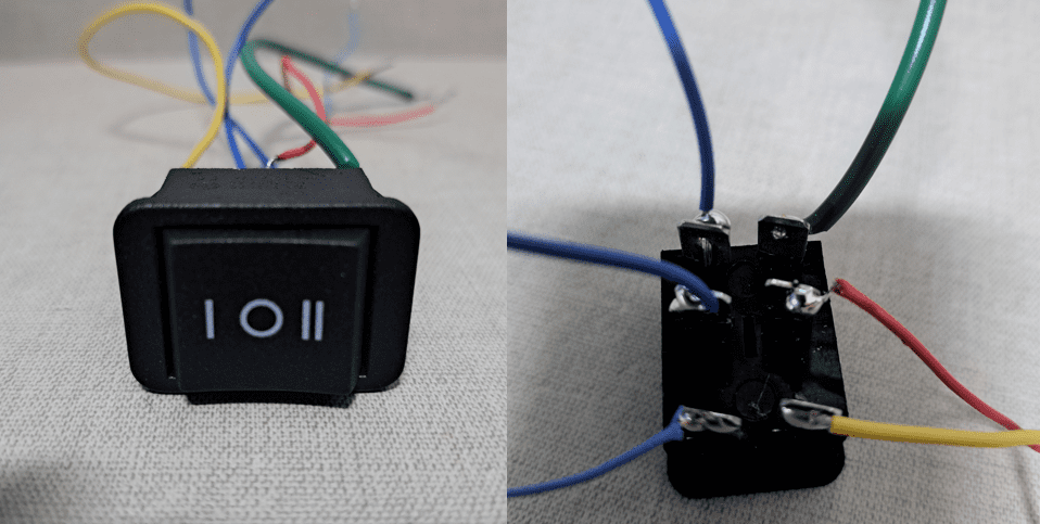 Esta é a chave do tipo gangorra usada na fonte simétrica.
