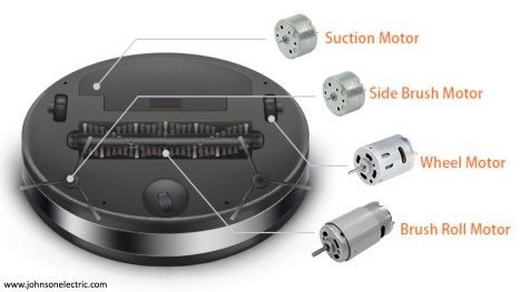 motors of vacuum cleaner robot