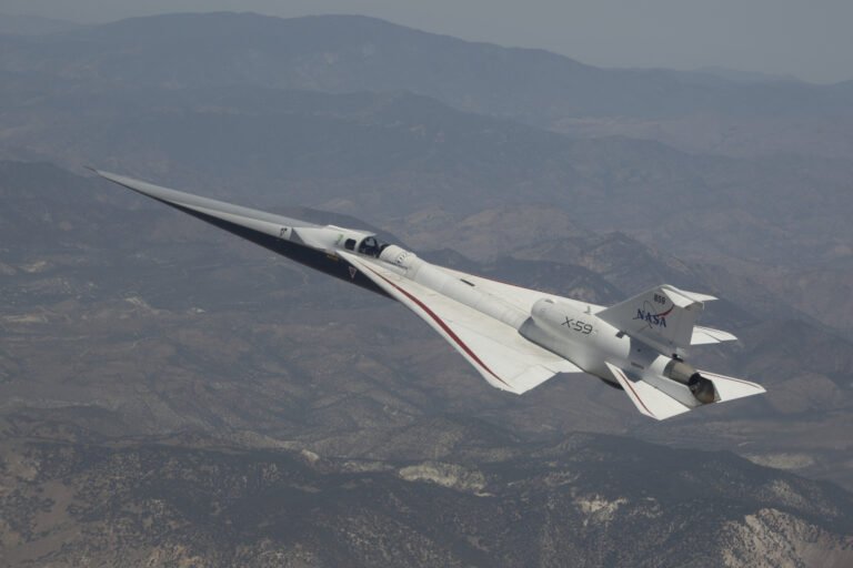 O primeiro voo supersônico do X-59