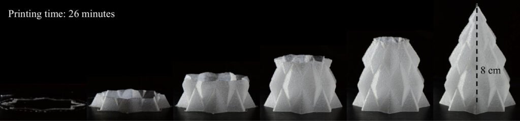 3D printing with ice